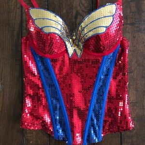Wonder Woman Sequin Corset